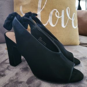 Flirty Torrid Black slingback heals size 8W